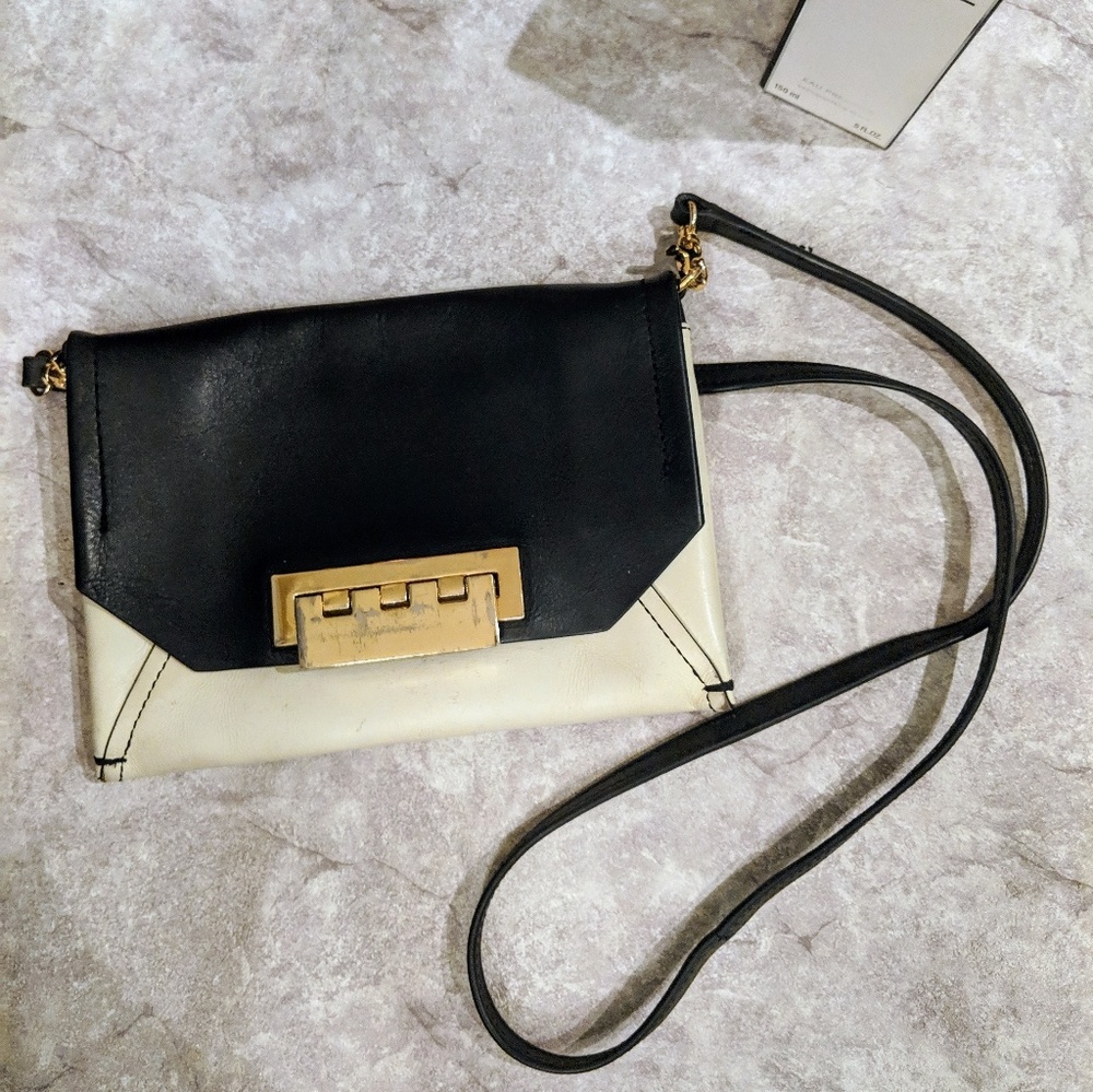 ZAC Posen mini Eartha leather black crossbody bag